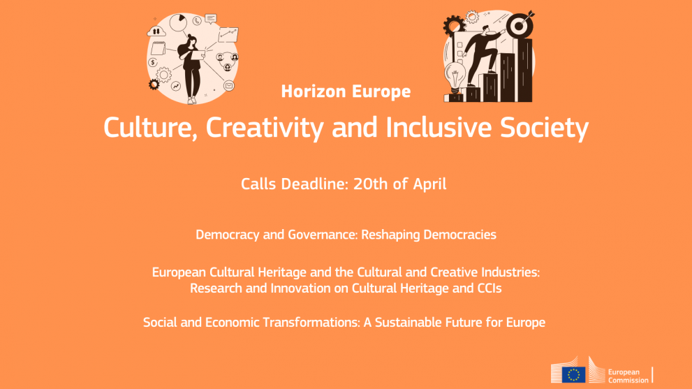 Horizon Europe funding calls on democracy, culture, and inclusive society