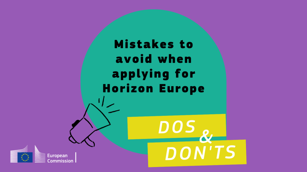 DOs and Don'ts when applying for EU funding
