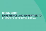 Bring your experience and expertise to Europe’s research arena