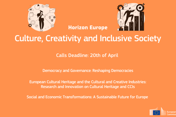 Horizon Europe funding calls on democracy, culture, and inclusive society