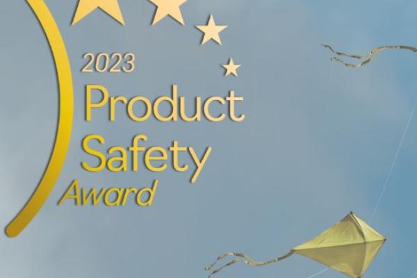 Image with the EU Product Safety Award logo