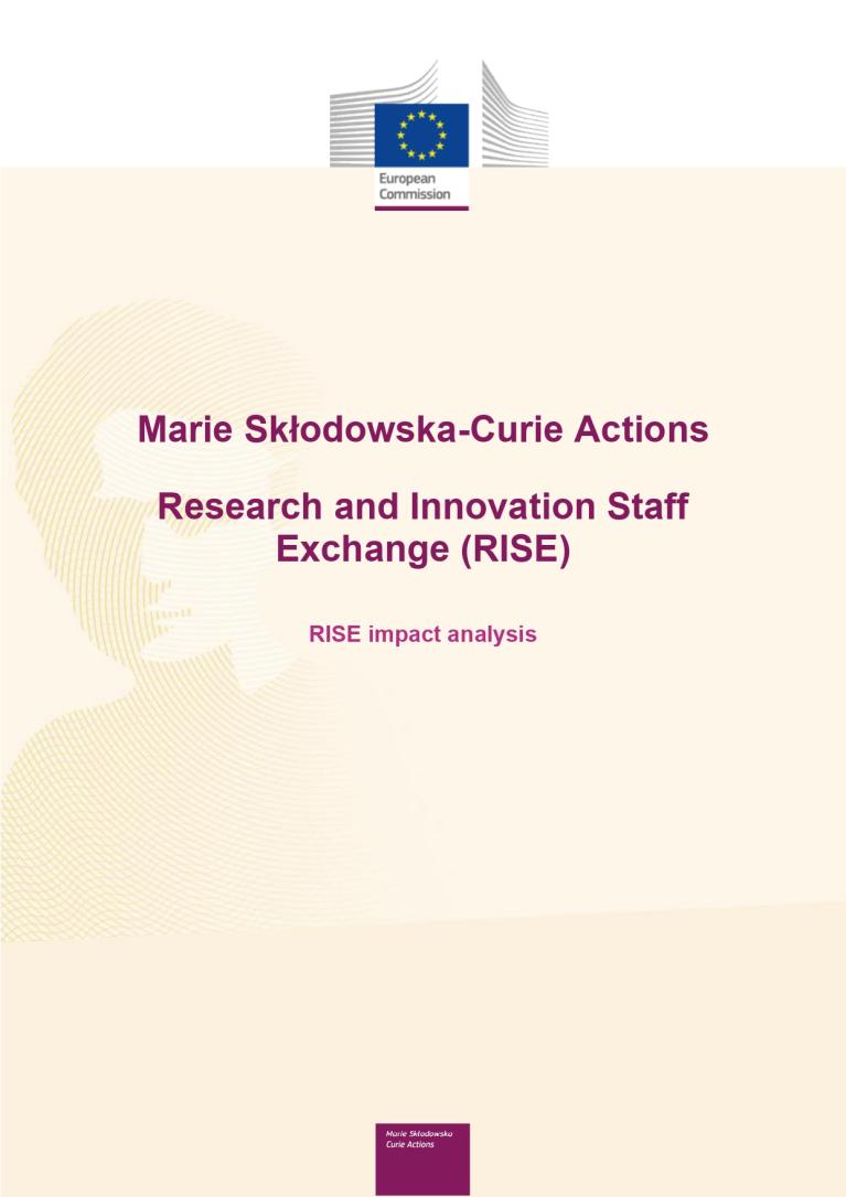 Marie Skłodowska-Curie Actions Horizon 2020 Research and innovation staff exchange (RISE) impact analysis