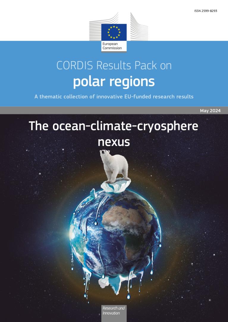 Cover for the "CORDIS results pack on polar regions"