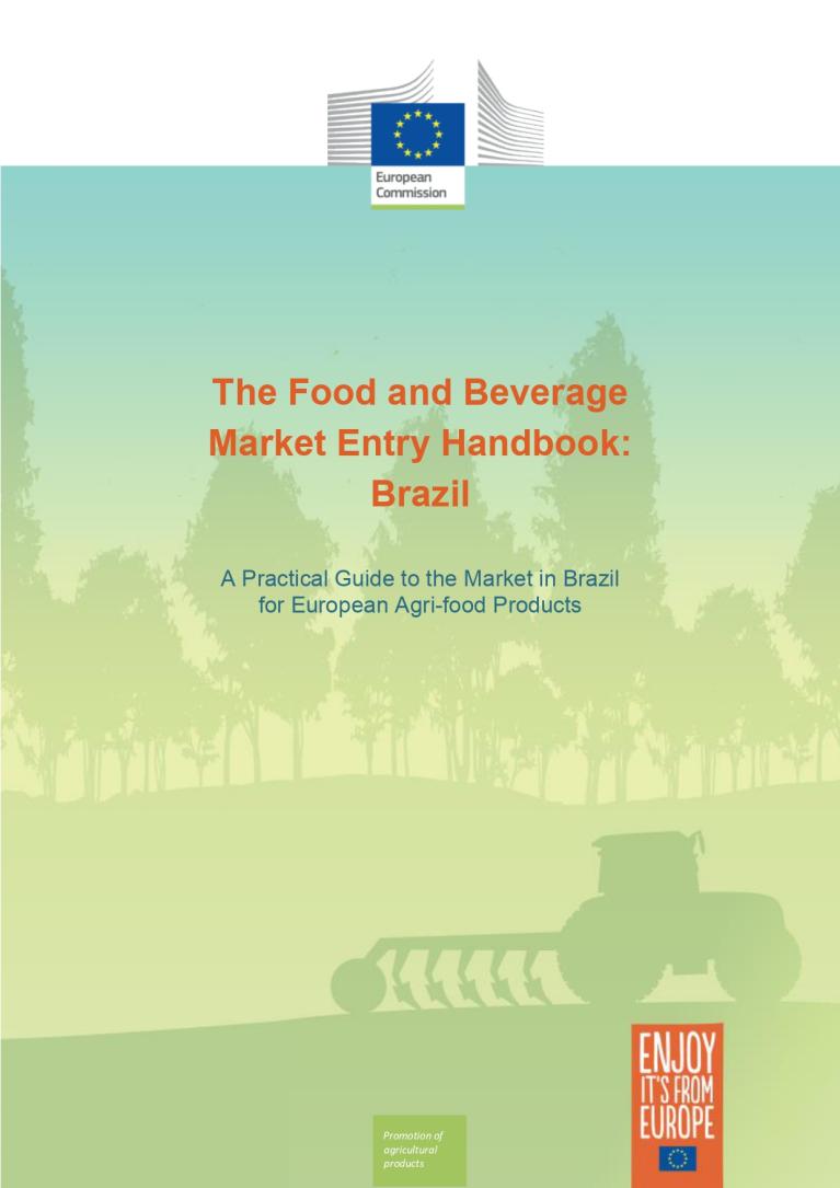 Cover for the "The food and beverage market entry handbook: Brazil"
