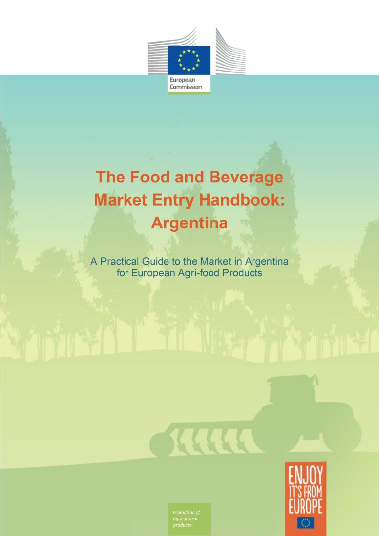 Cover for the "The food and beverage market entry handbook: Argentina" publications