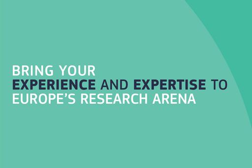 Cover of the "Bring your experience and expertise to Europe’s research arena" publication